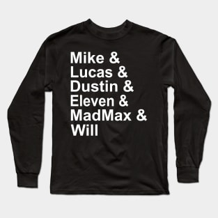 Stranger Things Dream Team Long Sleeve T-Shirt